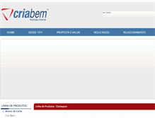 Tablet Screenshot of criabem.com.br